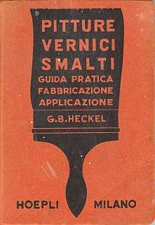 Heckel - Pitture Vernici Smalti 1954